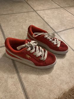 Puma Suede Red Shoes