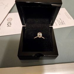 Solitare Diamond ring 18 k