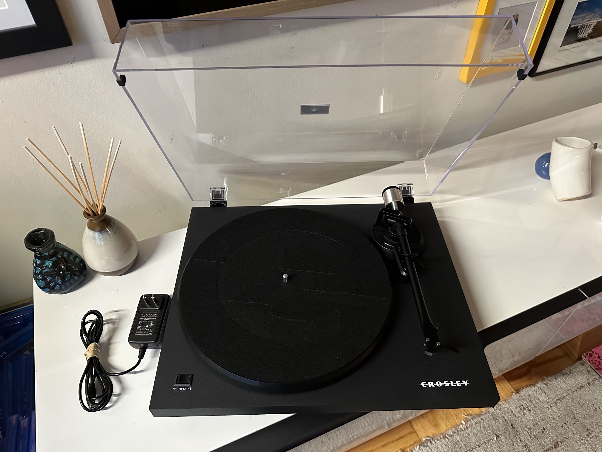 Crosley C6 vinyl record player with Bluetooth and preamp