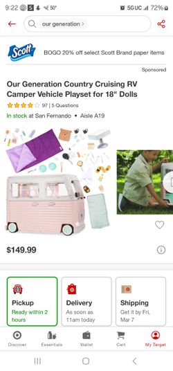 Doll 18in Camper