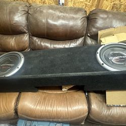 Chevy Silverado—under seat subwoofer—