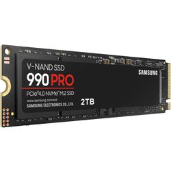 Samsung 990 PRO SSD NVMe M.2 PCIe Gen4, M.2 2280 Internal Solid State Hard Drive, Seq. Read Speeds Up to 7,450 MBs for High End Computing (NEW/SEALED)
