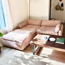 Floyd Sink Down Sectional Couch Sofa in Fawn