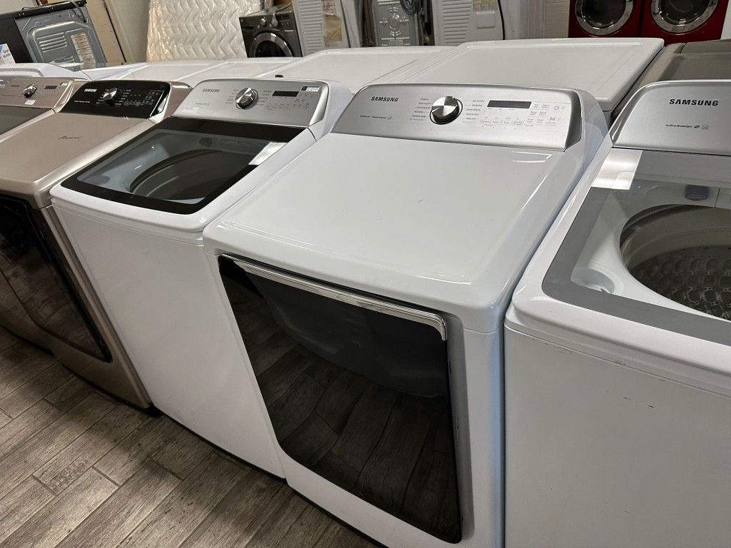 Samsung washer and dryer set electric with warranty