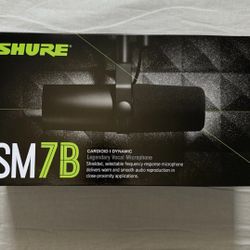 Shure SM7B Cardioid Dynamic Vocal Microphone- FAST SHIPPING!.