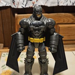 DC Batman vs Superman 12" Action Figure Toy Mattel 2015 Talking Bat Wings