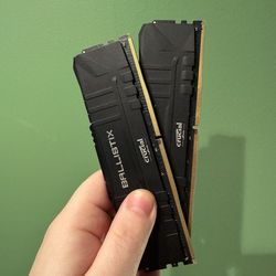 16GB 3600mhz Crucial Ballistix Ram