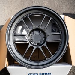 Enkei RPF1RS / 18x9.5 +12 / 5x114.3 / Matte Dark Gunmetallic (MDG)