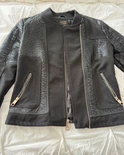 Guess women leather jacket Small