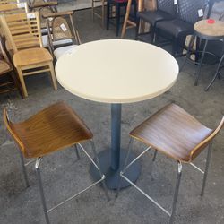 Small Industrial Grade Pub Height Table (stools sold separately)