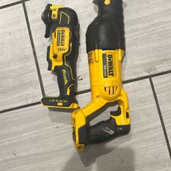 Multi  Tool  And  Saw  Zall  Dewalt   Used  But  Working  Good    Tool  Only  No  Battery  No  Charger   