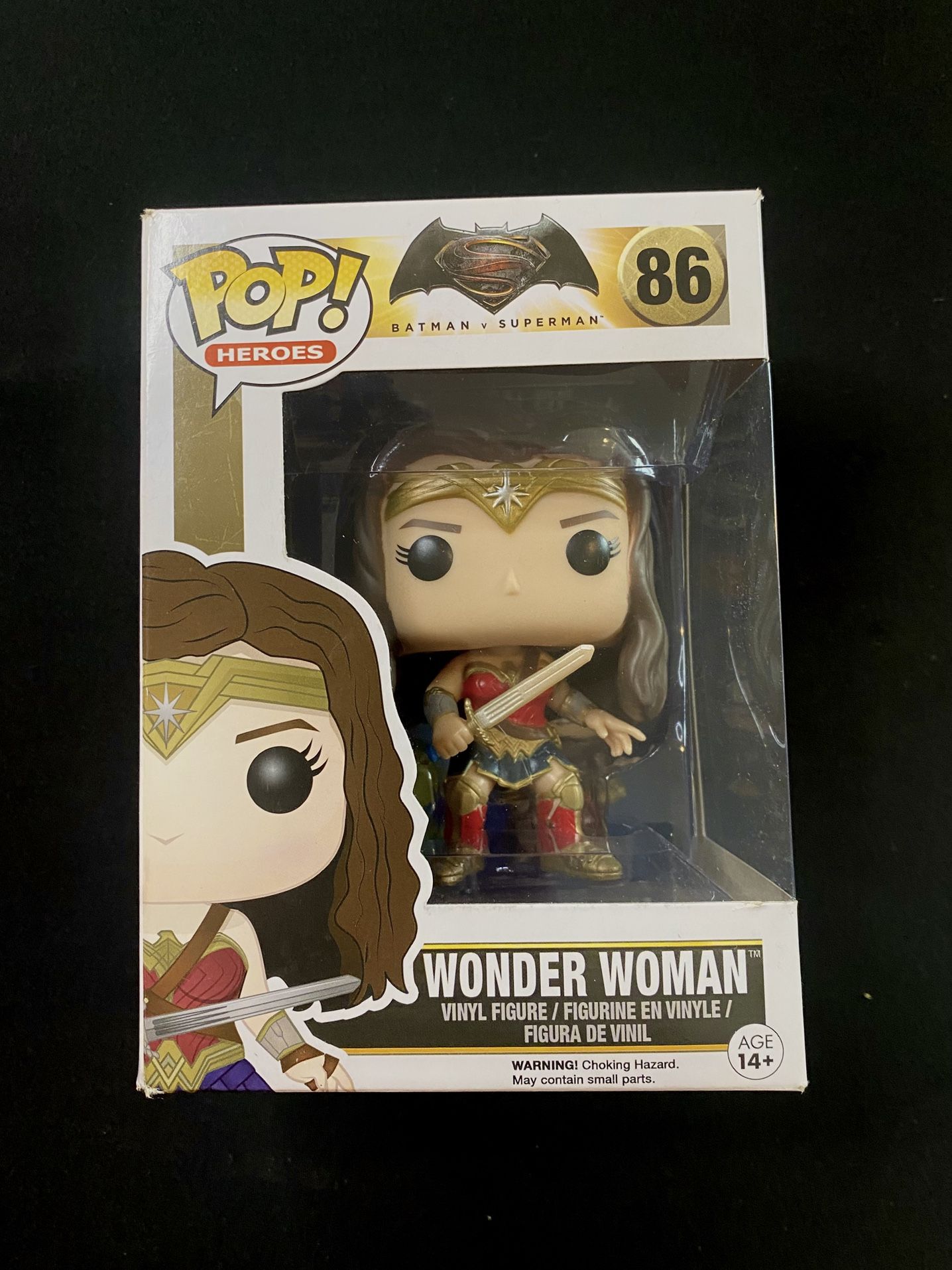 Funko DC Batman V Superman: Dawn of Justice POP! Heroes Wonder Woman Vinyl Figure #86