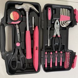 Apollo Precision Tool Set Black And Pink