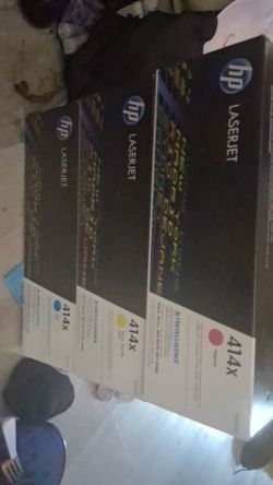 HP 414X Toner (Magenta / Yellow / Cyan) – NEW – OEM