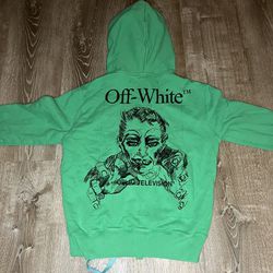 Off-White Public Television Hoodie- Size Small