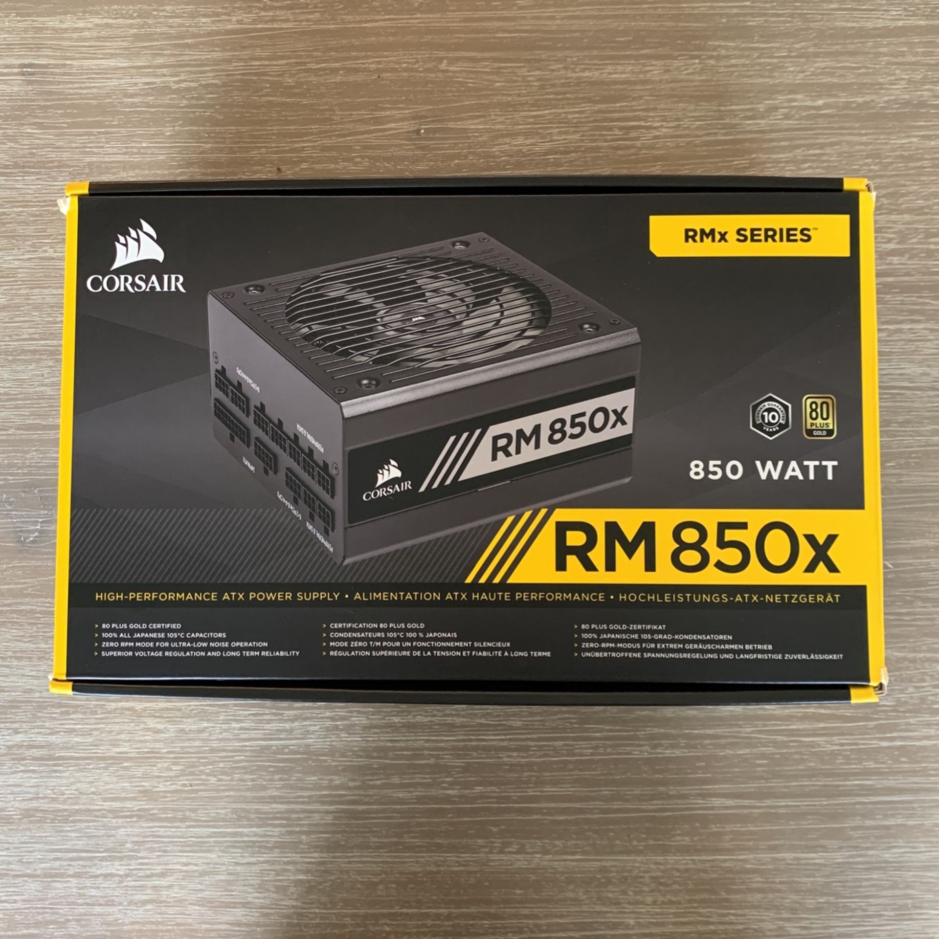 Corsair RMx Series RM 850x 80 Gold Plus Certified