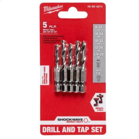 Impact Drill & Tap Bit Set