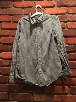 Youth Size 14-16 button down polo shirt