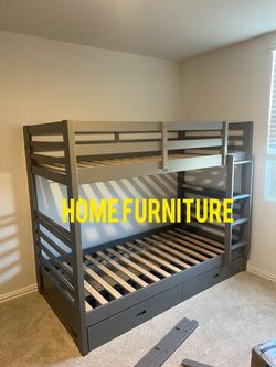 Furniture bunkbed, twin size