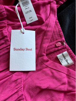 *NWT* Sunday Best pink Halle babydoll Dress