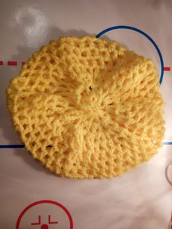 Crochet Hat yellow