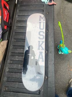 Shorty’s Skateboard Deck Chad Musks Grey Siloutte 7.5