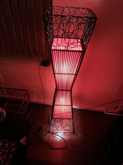 SET OF 2 UNIQUE FLOOR LAMPS