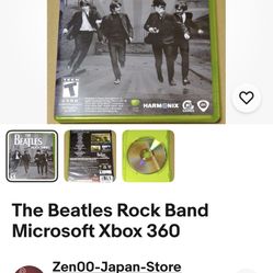 The Beatles Rock Band Microsoft Xbox 360