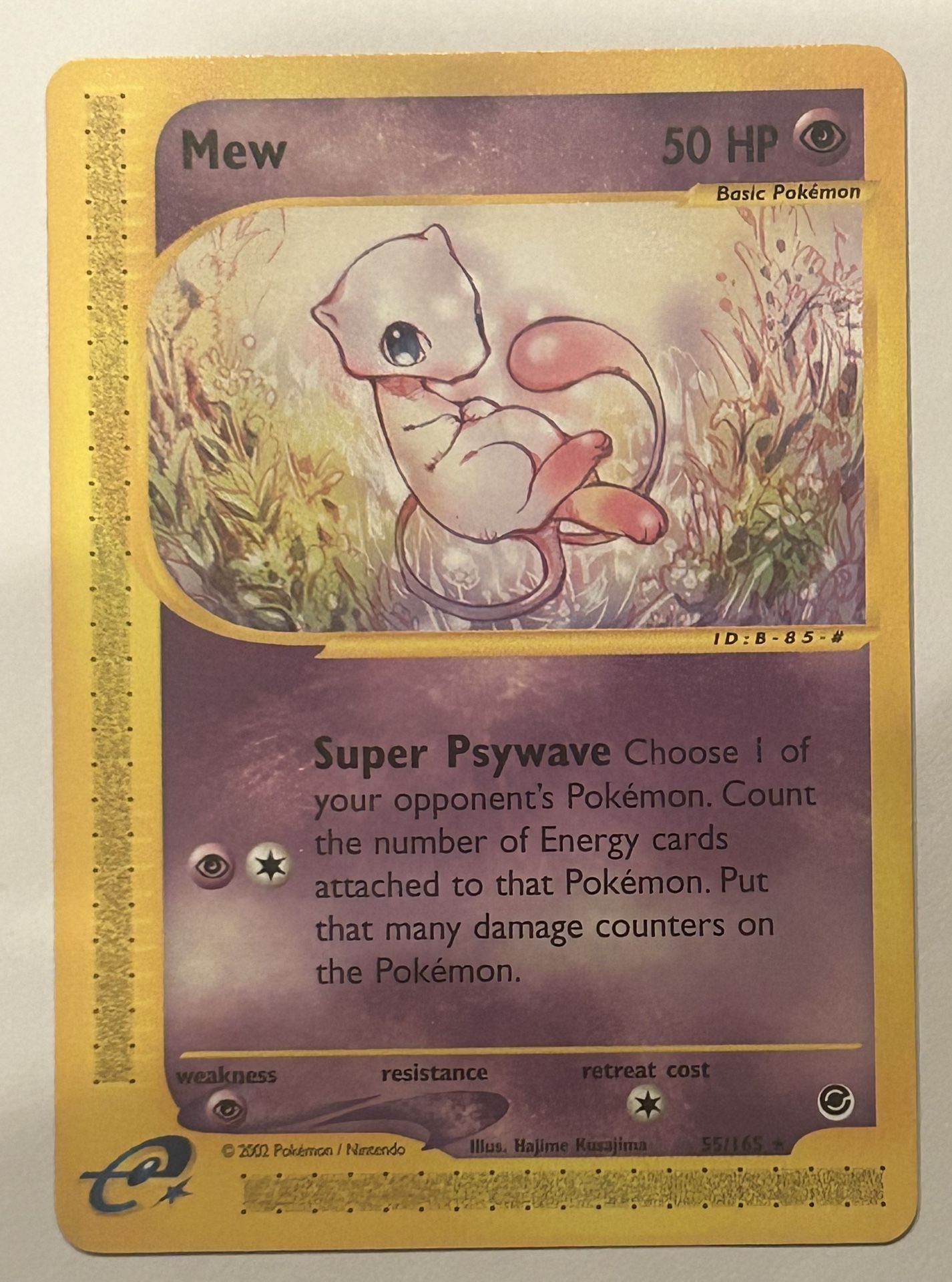 Pokemon TCG Expedition Base Set E Readers Mew Squirtle Charmeleon Pikachu