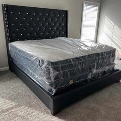 Bed For Sale All Sizes Are Available Single Queen King Full With Mattress Take It Now!