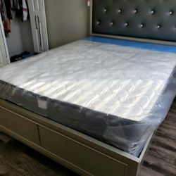 NEW QUEEN MATTRESS AND BOX SPRING 😉 100% QUALITY & CONFORM 👌