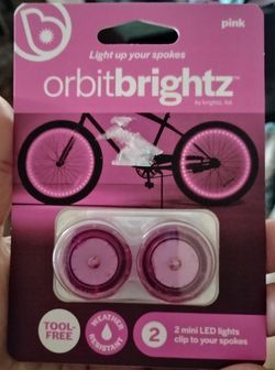 Orbitbrightz spoke pink lights