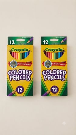 Crayola Colored Pencils (12 Count Each) - 2 Pack Bundle