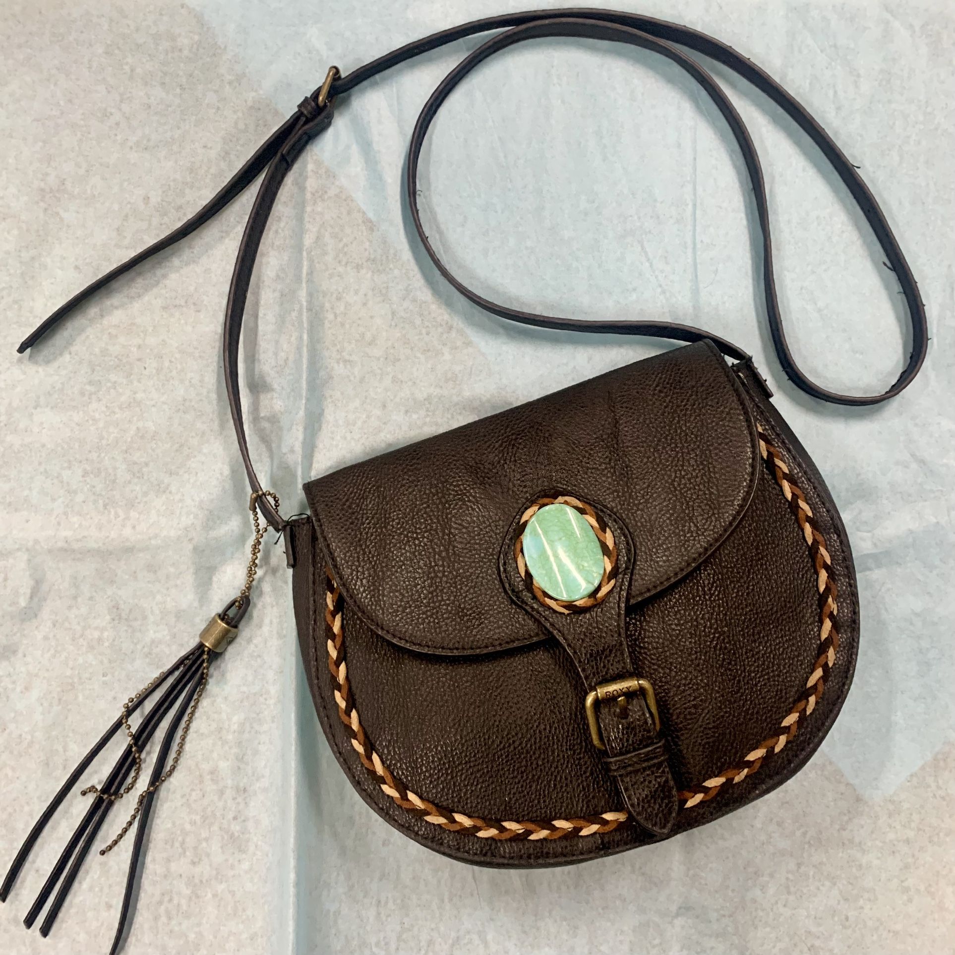 Women’s My Way - Black Boho Crossbody Bag Purse