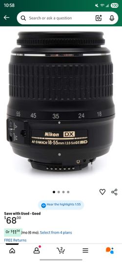 Nikon 18-55mm Lense