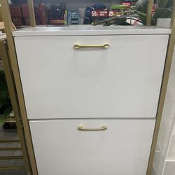 Wooden Dresser +shoe Storage 