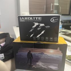 Flash Light, Multi Use Portable Charger, And Radio  