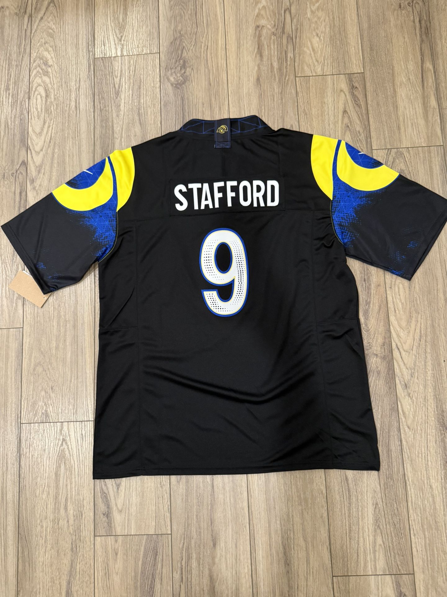 LA Rams Matt Stafford Rivalry Stitched Jersey, S To 3Xl
