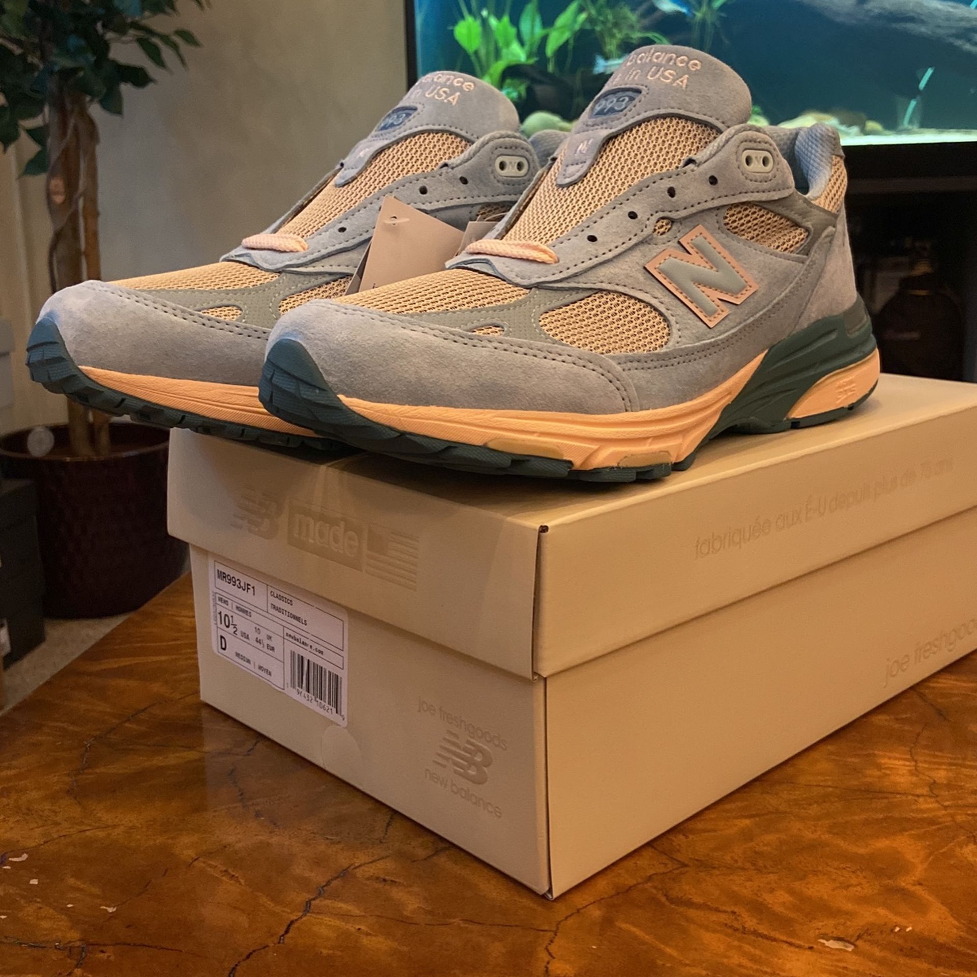 Size 10.5 - New Balance 993 JFG Joe FreshGoods Blue