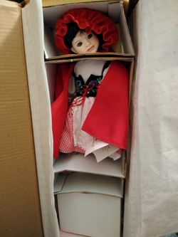 Little red Riding Hood doll brand new in the box collector's edition vintage