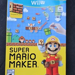 Nintendo Wii U Super Mario Maker Video Game