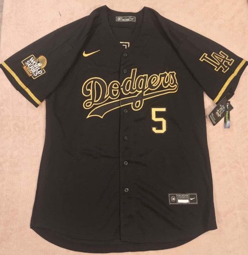 Freddie Freeman Los Angeles Dodgers Jersey Black S M L XL 2XL