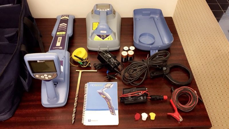 Radiodetection RD8000 PDLM TX-10 Cable Pipe Locator Clean