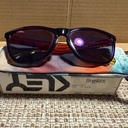 Oakley Frogskins Sunglasses Surf Purple-Orange Fade