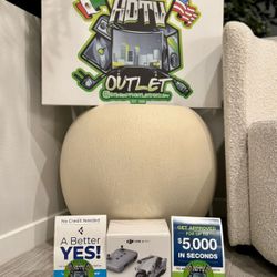 DJI mini 4 pro camera drone with landing pad and strobe lights floor model display 