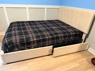 Full size bed -ONLY FRAME.