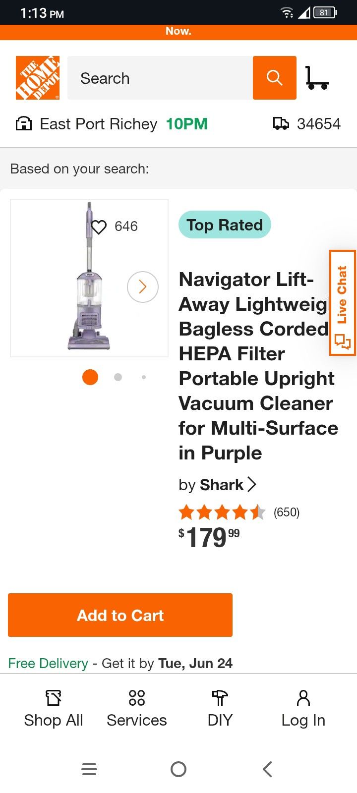 Shark Upright Vacuum