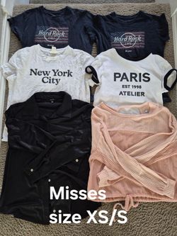 Misses Tops Bundle Size XS/S