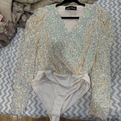 sequin bodysuit 