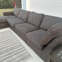 Crate and Barrel 3PC Sectional